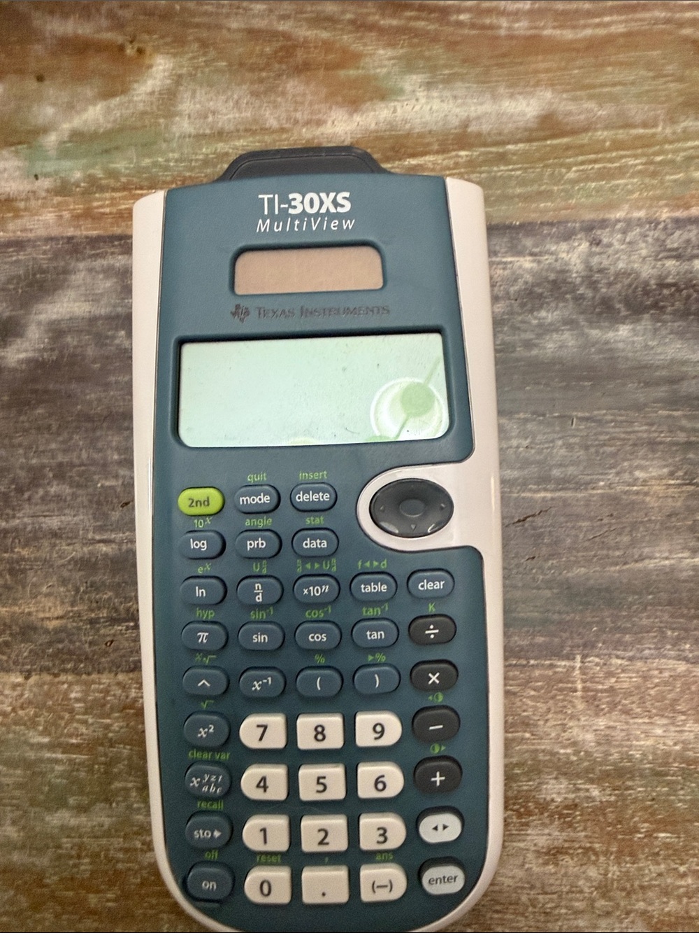 Texas Instruments TI-30XS MultiView Scientific Calculator - Teal and White